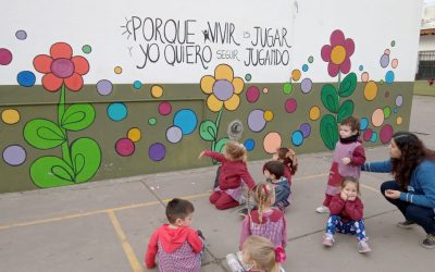 Los Peques del Jardín visitaron el «Espacio de Arte» de Flor Dilda