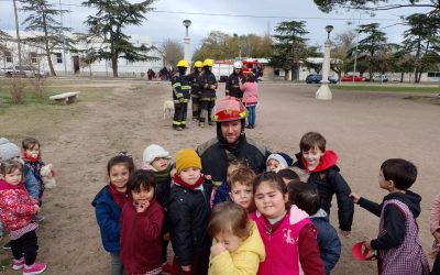 Se realizó un simulacro de evacuación en el Colegio