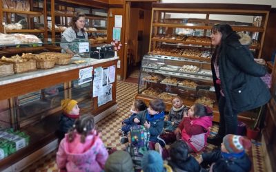 Salida educativa: Primera Sección visitó la panadería «El Pueblo»