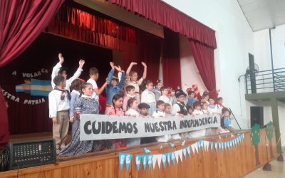 Alumnos de Nivel Primario festejaron el Día de la Independencia