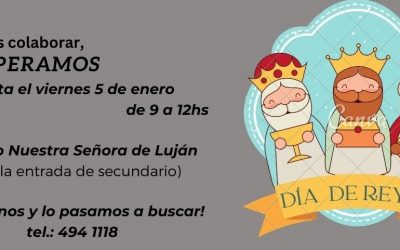 Campaña solidaria del Colegio Nuestra Señora de Luján para los niños del Barrio Martín Fierro de Bahía Blanca